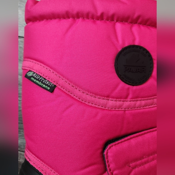 Pajar Made In Italy Fuchsia Little Girl's Snow Boots - size 2Y - Picture 10 of 13